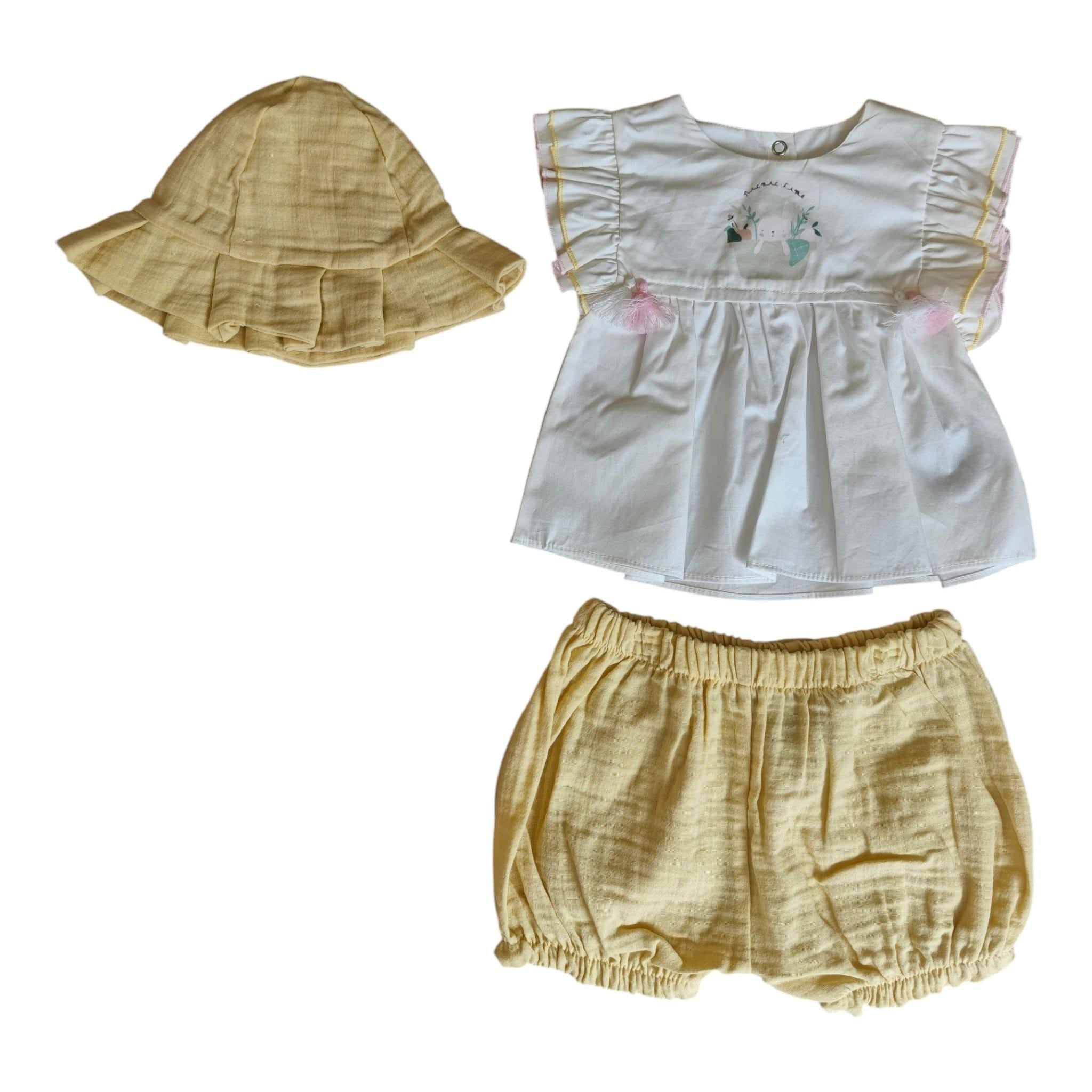 Completo 3 Pezzi Corredino - Neonata