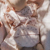 Corredo Nascita Muslin Blouse With Bloomers - Gots Wooly Organic - Neonata