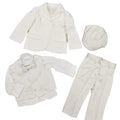Completo Batteimale Klaiadi- Coppola, Giacca Panciotto, Camicia e Pantalone Klai