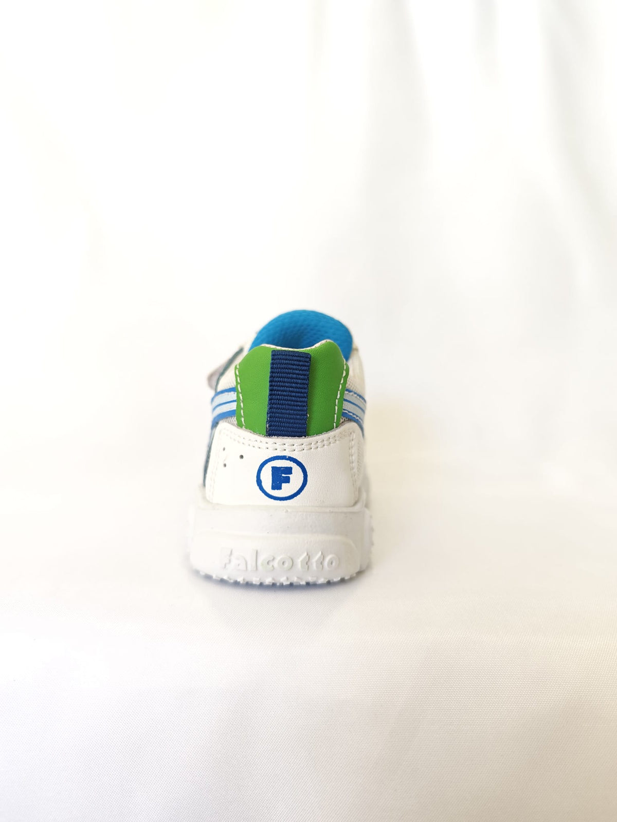 Scarpe Falcotto Astrid Vl. Eco Calf/net White-oltremare-green - Bambino