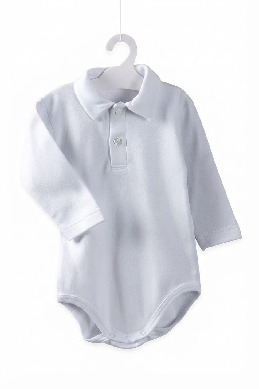 Body Neonato Manica Lunga con Colletto Baby Vip