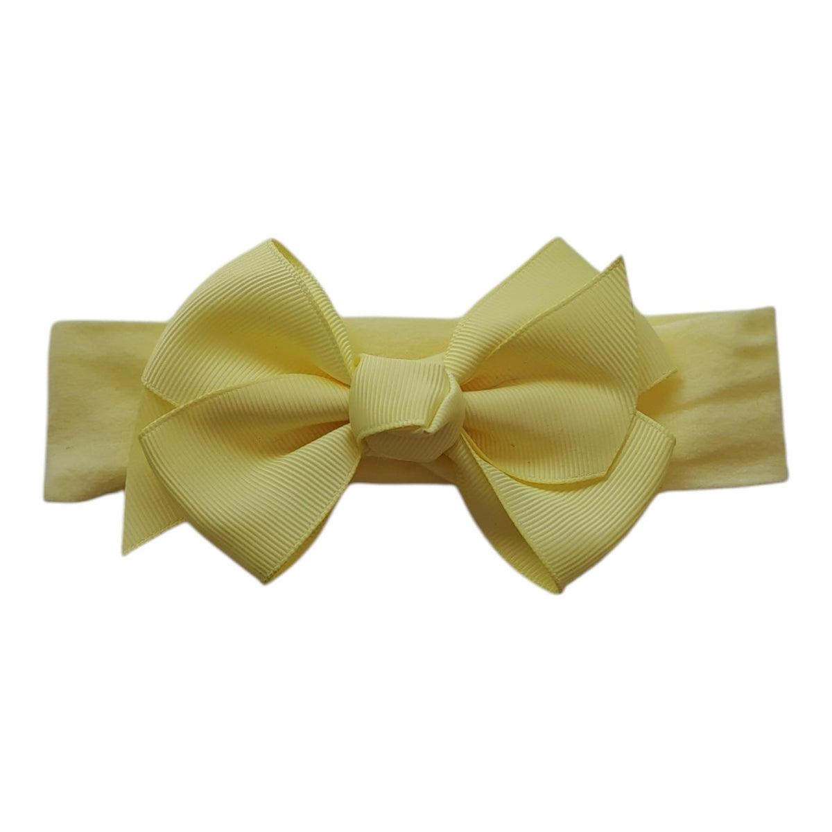 Turbante Neonato con Fiocco in Grosgrain 10 Cm Siena