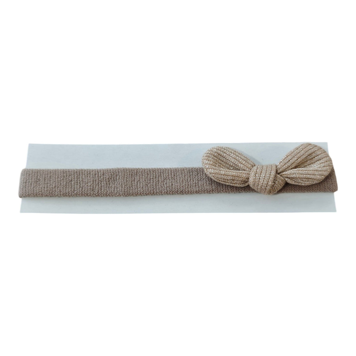 Turbante Bebé con Fiocco Annodato Glitter Siena
