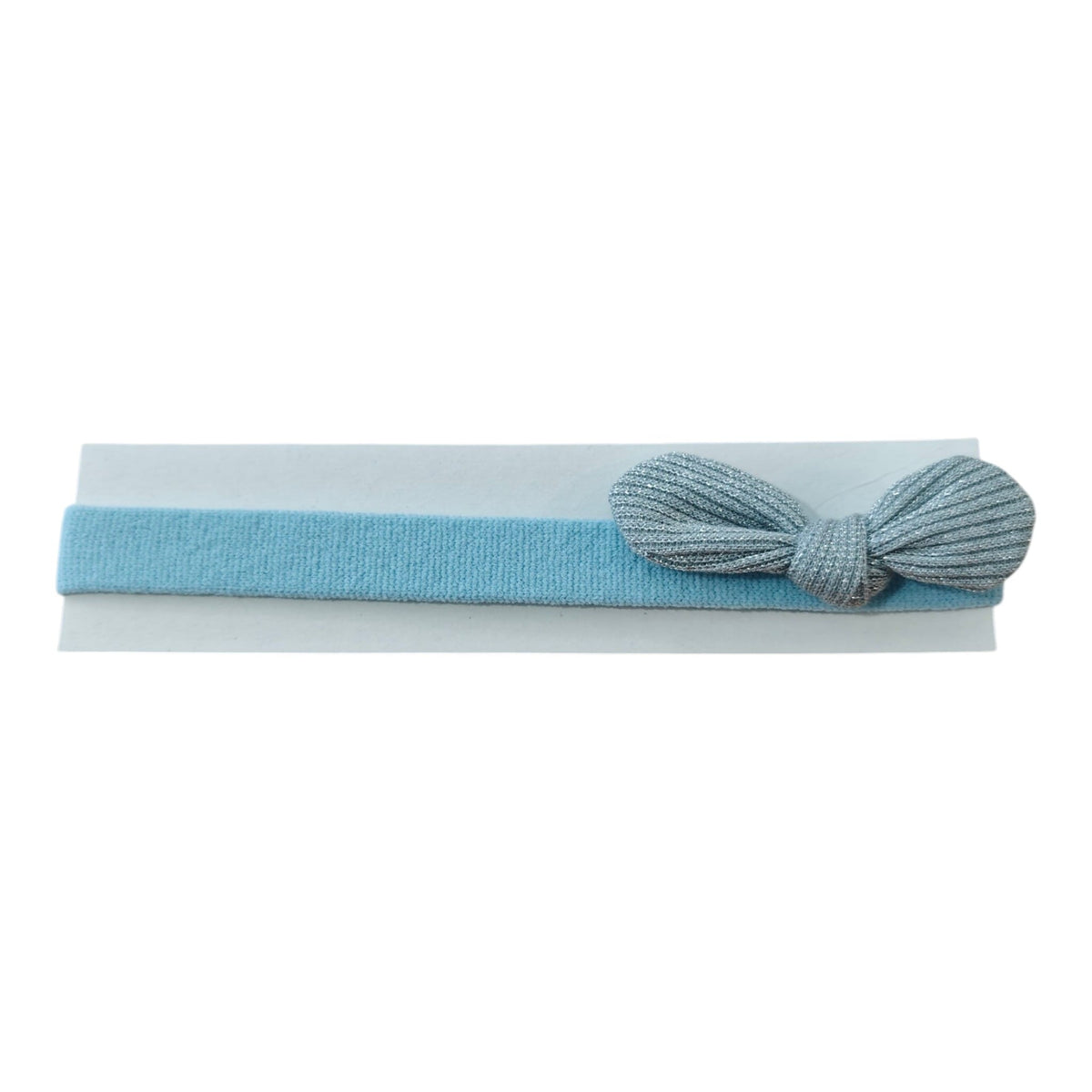 Turbante Bebé con Fiocco Annodato Glitter Siena