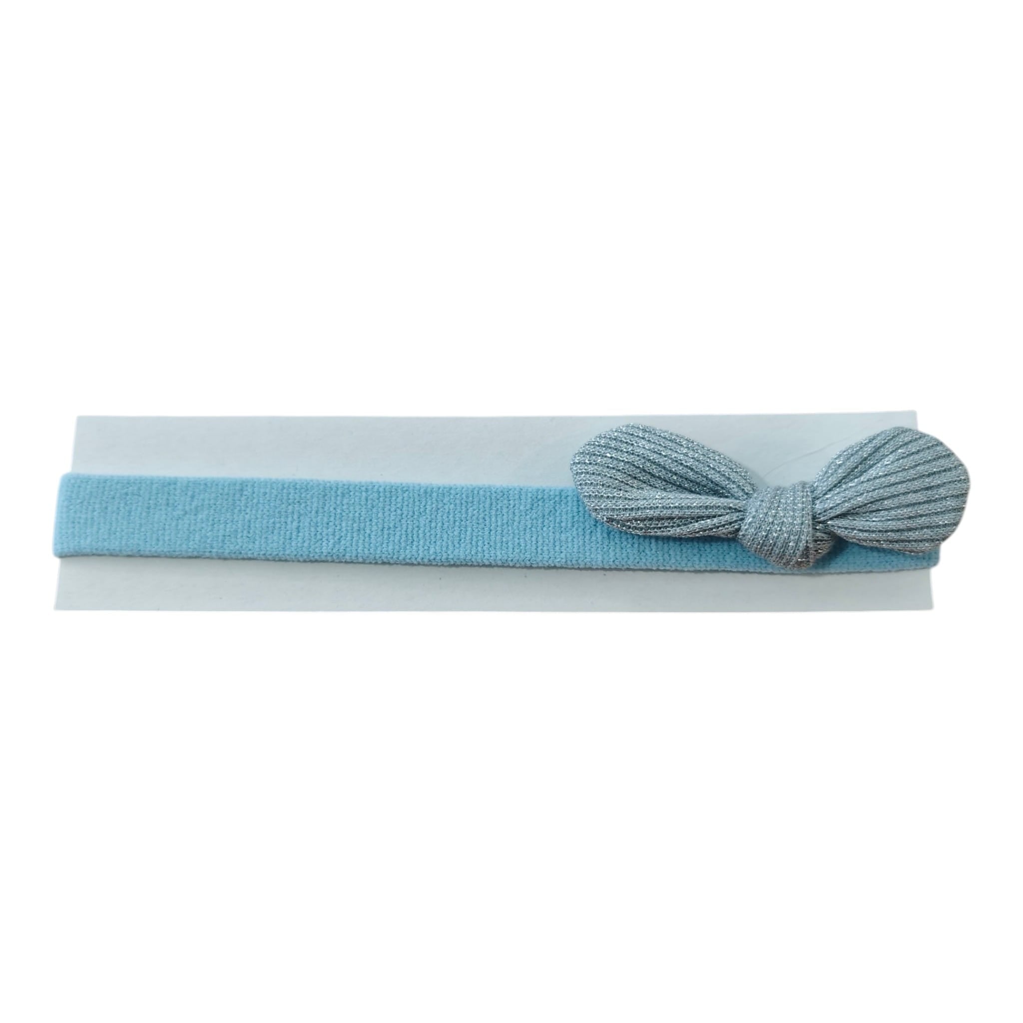 Turbante Bebé con Fiocco Annodato Glitter Siena