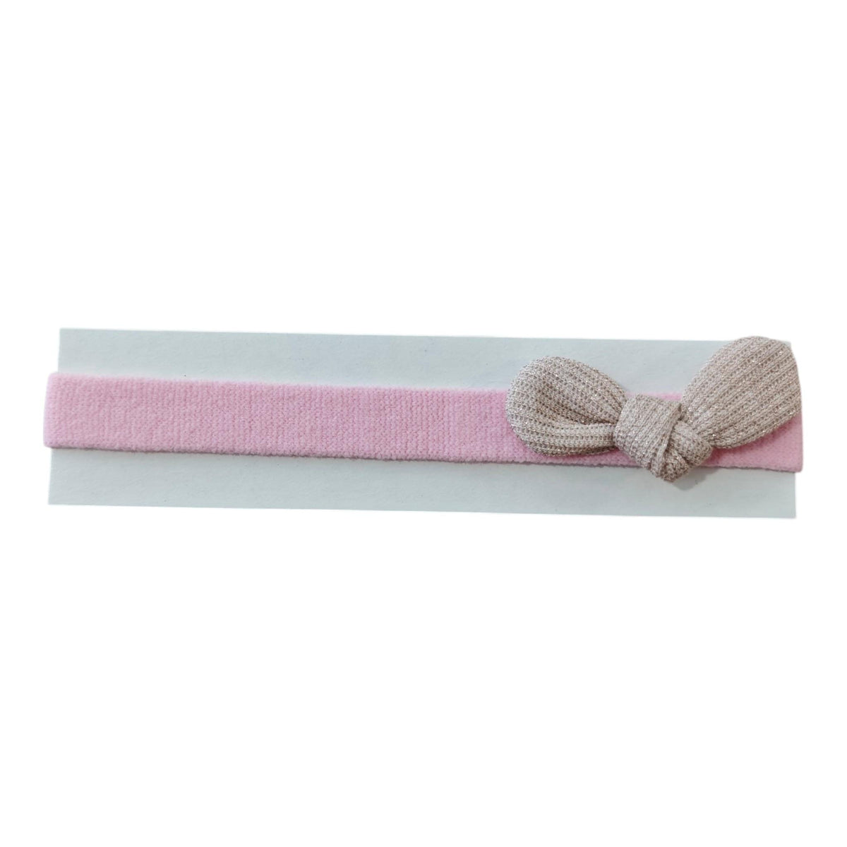 Turbante Bebé con Fiocco Annodato Glitter Siena