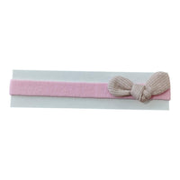 Turbante Bebé con Fiocco Annodato Glitter Siena