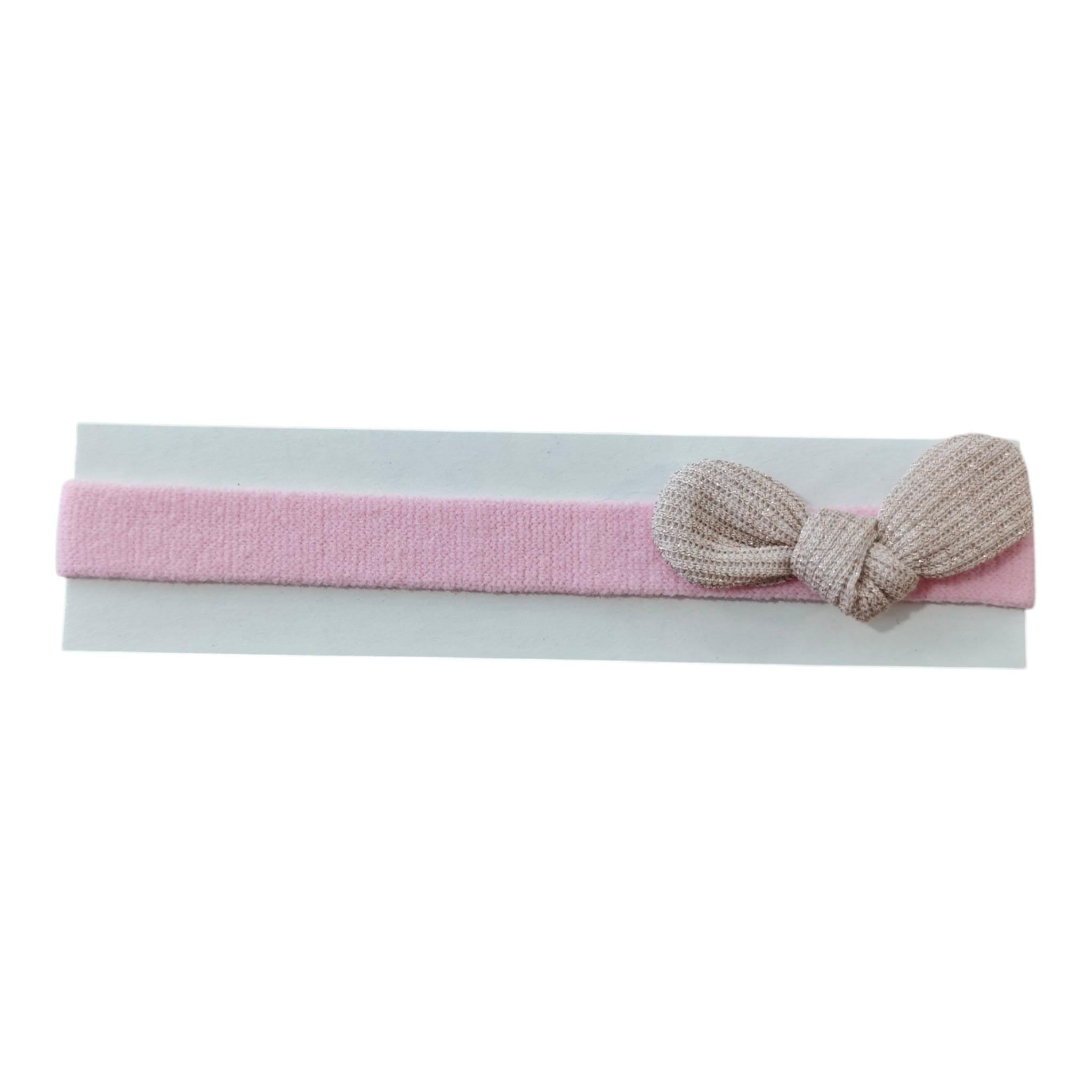 Turbante Bebé con Fiocco Annodato Glitter Siena