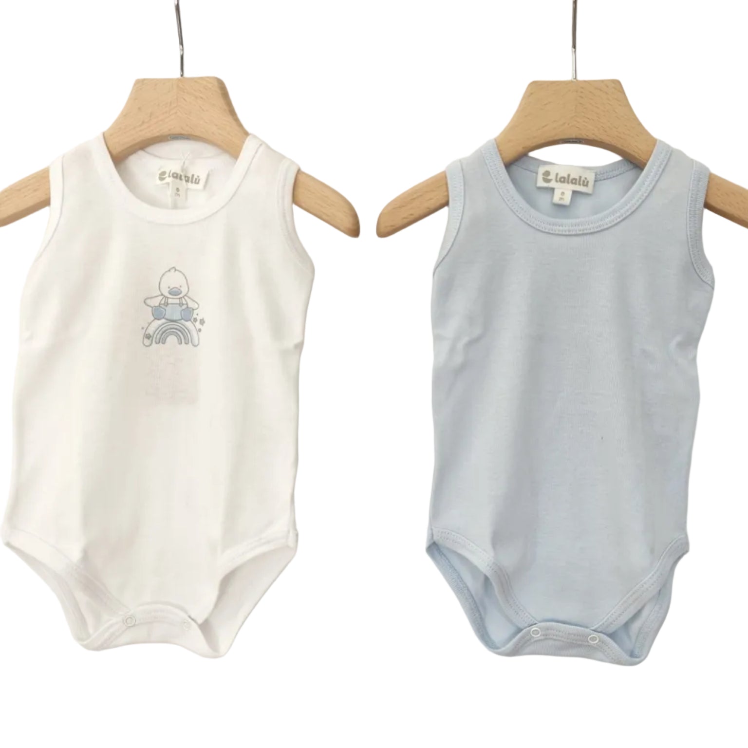 Body Bi- Pack Lalalu' Spalla Larga Neonato