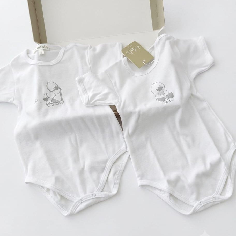 Body Bi- Pack Mezza Manica Lalalu' - Neonati