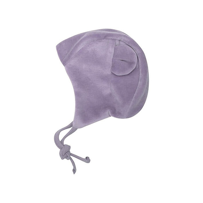 Cappello in Velluto con Orecchie Wooly Organic - Neonati