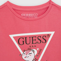 T-shirt con Scritta Guess Neonata