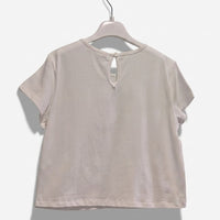 T-shirt con Fiori in Tulle Celesti Alice Pi - Ragazza