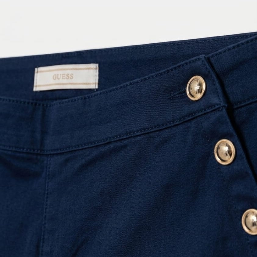 Pantalone Blu con Bottoni Oro Guess - Bambina