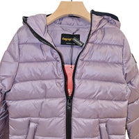 Piumino con Cappuccio Bambina Lavanda Refrigiwear
