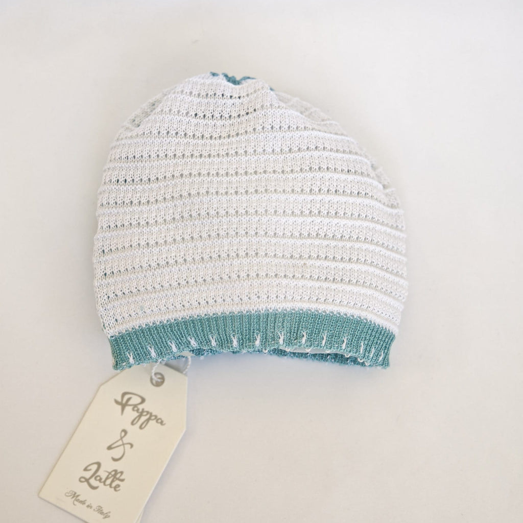 Set Cappellino + Scarpette in Filo Pappa & Latte - Neonata