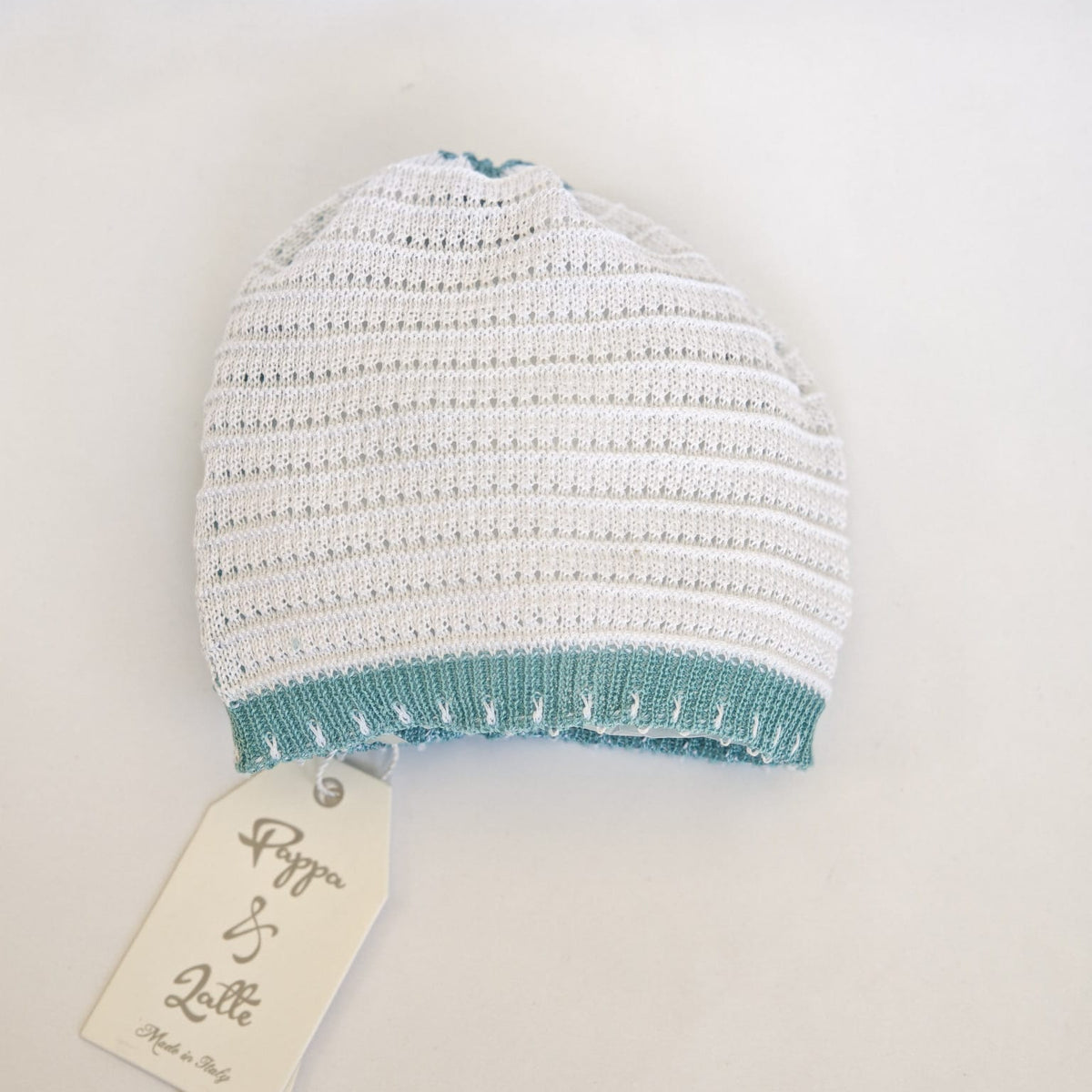Set Cappellino + Scarpette in Filo Pappa & Latte - Neonata