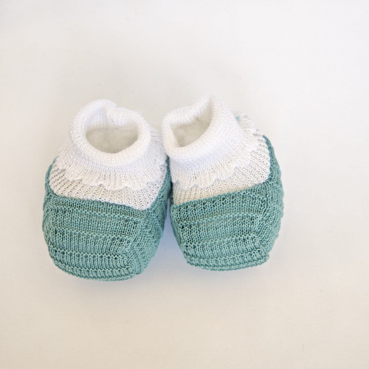 Set Cappellino + Scarpette in Filo Pappa & Latte - Neonata