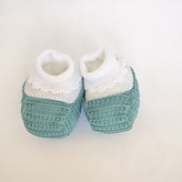 Set Cappellino + Scarpette in Filo Pappa & Latte - Neonata