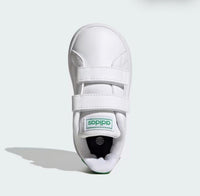 Scarpa Adidas Bianca con Logo Verde-bambino