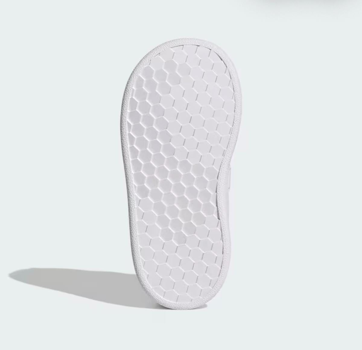 Scarpa Adidas Bianca con Logo Verde-bambino
