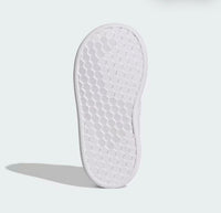 Scarpa Adidas Bianca con Logo Verde-bambino
