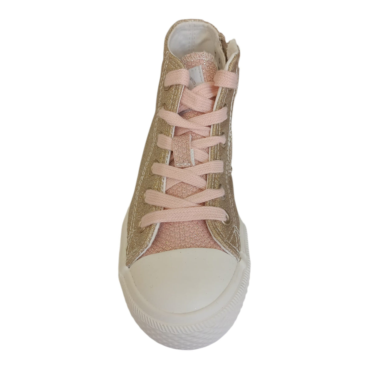 Scarpe Naturino Ylfas. Glitter/glitter Fabric Platinum-cipria - Bambina