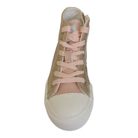 Scarpe Naturino Ylfas. Glitter/glitter Fabric Platinum-cipria - Bambina