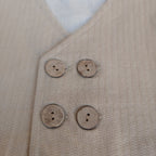 Completo 3 Pezzi T-shirt+gilet+pantaloncino Corredino - Neonato