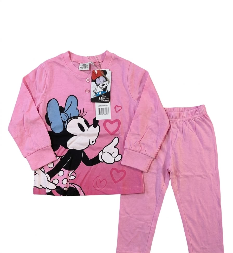Pigiama Bambina Disney Minnie Cotone
