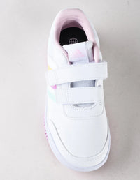 Scarpa Adidas Bianca con Strappi e Strisce Pastello- Bambina