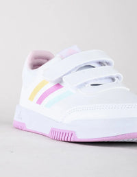 Scarpa Adidas Bianca con Strappi e Strisce Pastello- Bambina