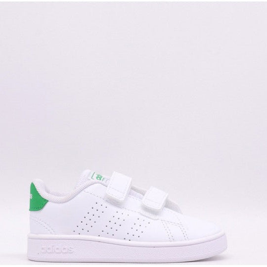 Scarpa Adidas Bianca con Logo Verde-bambino