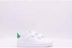 Scarpa Adidas Bianca con Logo Verde-bambino