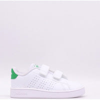 Scarpa Adidas Bianca con Logo Verde-bambino
