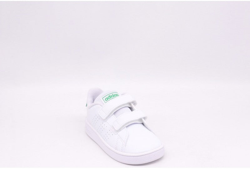 Scarpa Adidas Bianca con Logo Verde-bambino