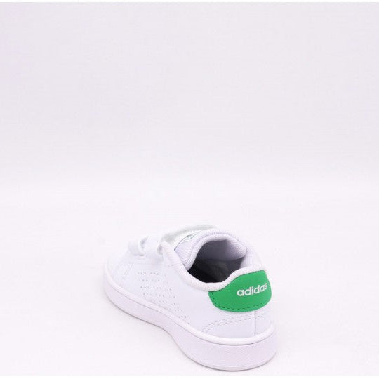 Scarpa Adidas Bianca con Logo Verde-bambino
