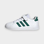 Scarpa Adidas Bianche con Logo Verde-bambino