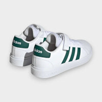 Scarpa Adidas Bianche con Logo Verde-bambino