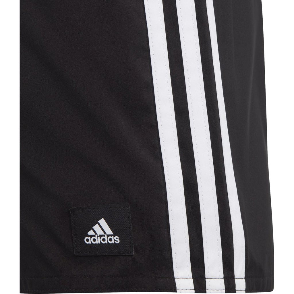 Costume Adidas Nero con Strisce Bianche-bambino