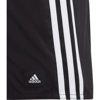 Costume Adidas Nero con Strisce Bianche-bambino
