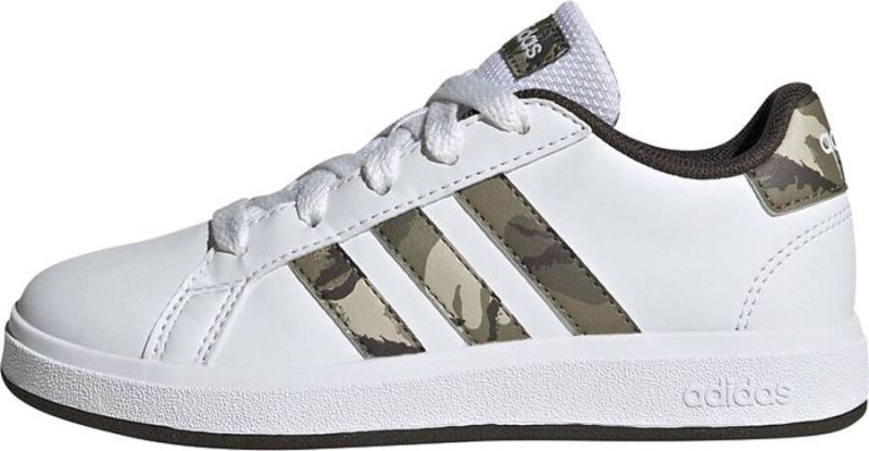 Scarpa Adidas Bianca con Logo Maculato-ragazzo