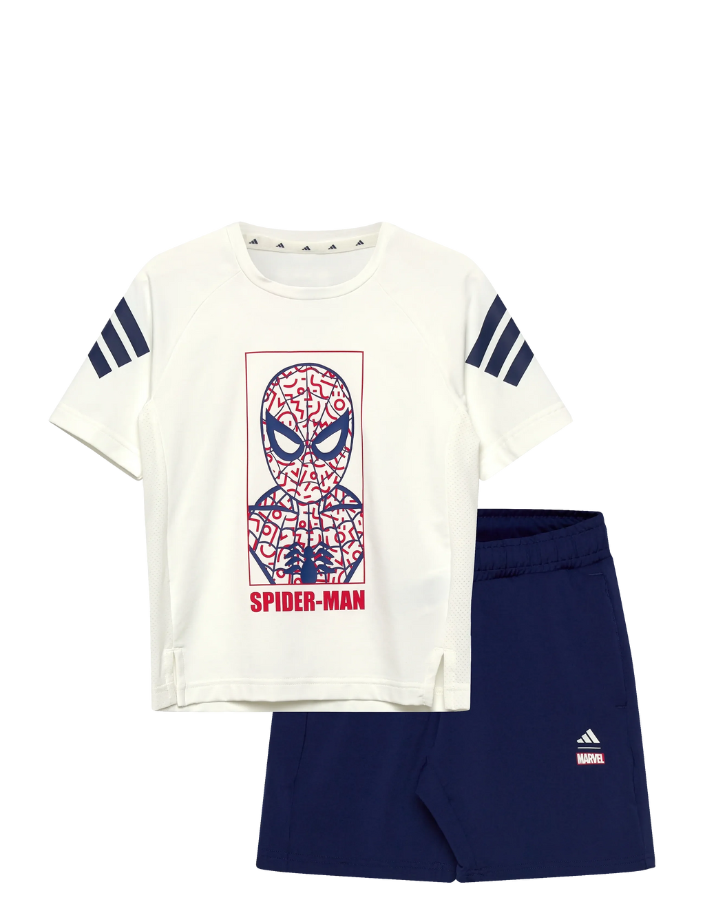 Completo(maglietta +Pantaloncini) Marvel con Logo Adidas - Neonato