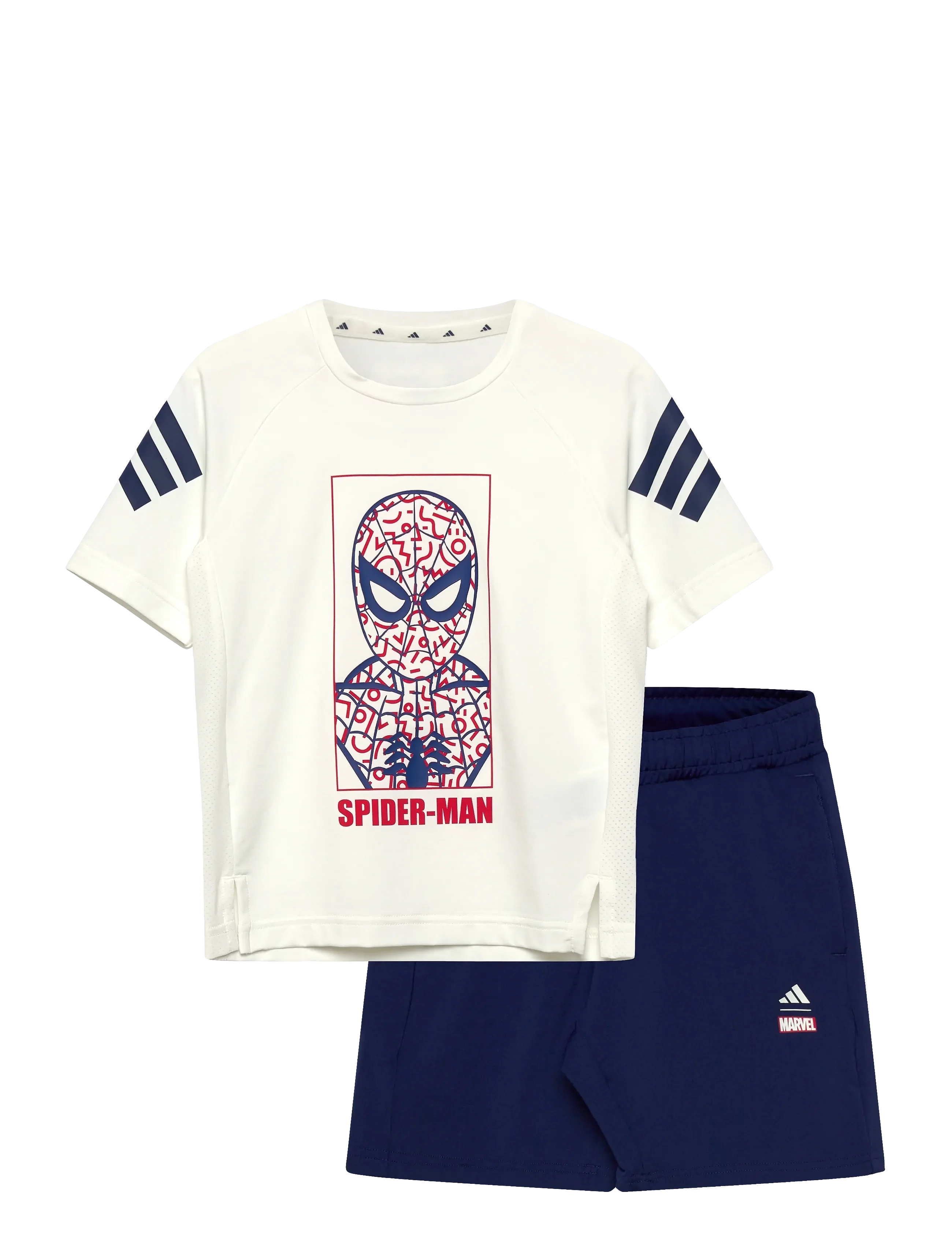 Completo(maglietta +Pantaloncini) Marvel con Logo Adidas - Neonato