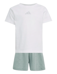 Completo(maglietta+pantaloncini) con Logo Adidas - Neonata