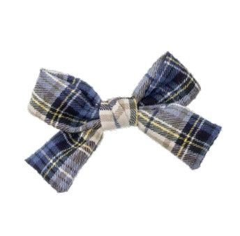 Fiocco per Capelli Tartan 10 Cm Fermaglio per Capelli Siena