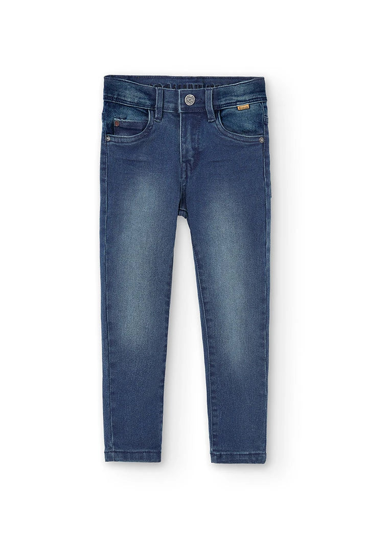 Pantaloni Denim Elastico per Ragazzo Boboli