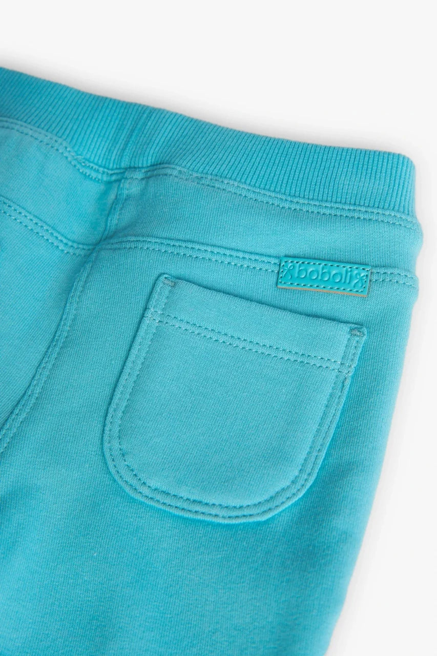 Pantaloni felpati elasticizzati per neonati e bambine