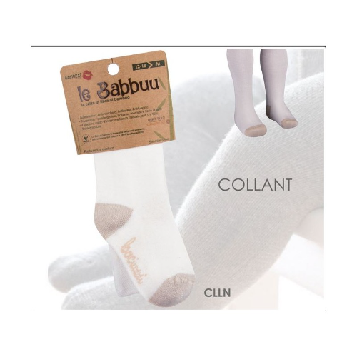 Calze e intimo Collant Neonata in Fibra di Bamboo- le Babbuu Baciuzzi