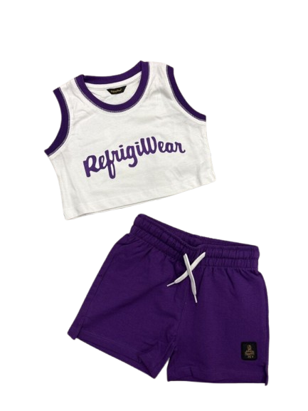 Completo T-shirt e Bermuda Bambina e Ragazza Refrigiwear